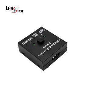 상품 이미지: 랜스타 LS-HS12C HDMI 1:2 양방향 수동 선택기