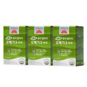 상품 이미지: 식물성 퓨어 알티지 rTG 오메가3 이지 60캡슐 X 3개 (3개월분)
