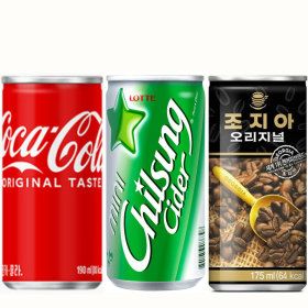 상품 이미지: 캔커피 조지아오리지널 175ml(30캔) + 코카콜라 190ml(15캔) + 칠성사이다 190ml(15캔) 총60캔