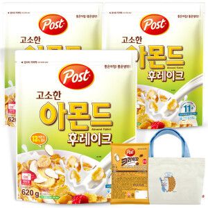 상품 이미지: 포스트 아몬드후레이크 620gx3 +포스트사은품랜덤2개증정