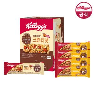 상품 이미지: 에너지바K 크런치넛 40g x 12개 + 단백질바K 50g x 4개