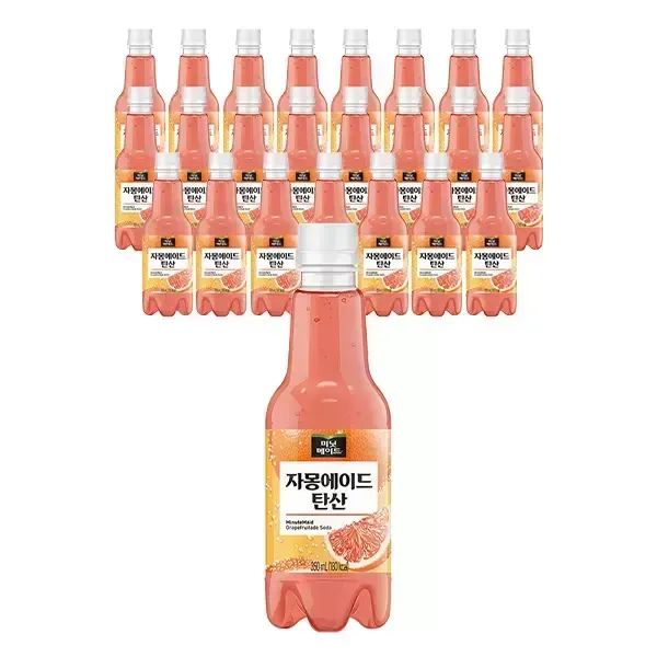 상품 이미지: 미닛메이드 자몽에이드 탄산  PET, 350ml, 24개
