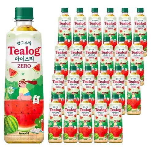 상품 이미지: 티로그 제로 망고수박 아이스티, 24개, 500ml