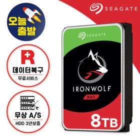 상품 이미지: 8TB Ironwolf ST8000VN004 NAS HDD HDD NAS 하드디스크 ST8000VN002 +신모델 발송+