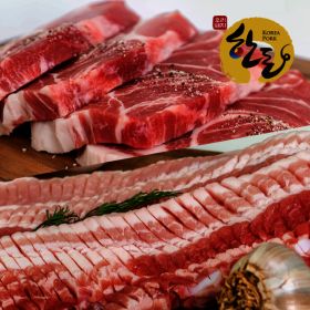상품 이미지: (신선집중) 농부의정육점 국내산 냉장 한돈 삼겹살 1kg (500g+500g)