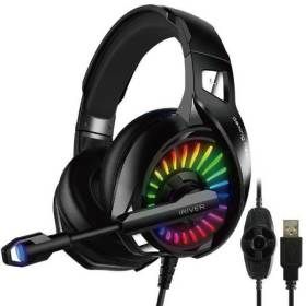 상품 이미지: IGH-A20 7.1CH 채널 게이밍 게임 헤드셋 USB RGB LED  가성비 PC방인기 고감도마이크 PC 모바일 노트북 추천