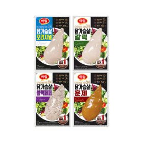 상품 이미지: 하림 닭가슴살 5+5 (총10봉) 100g 4종 맛별로 골라담기 (옵션선택)