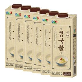 상품 이미지: 정식품 진한 콩국물 950ml 6팩