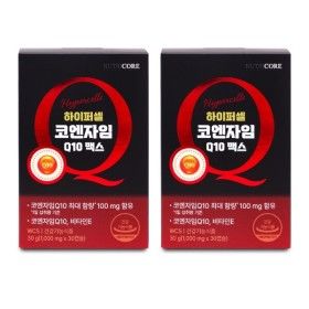 상품 이미지: 뉴트리코어 하이퍼셀 코엔자임Q10 맥스 1000mg x 30캡슐 X 2박스 I