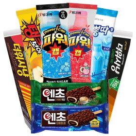 상품 이미지: 빙그레 더위사냥/뽕따/엔초바/파워캡 등 20+20개 골라담기