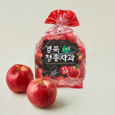 상품 이미지: 다조은 경북 당도선별 청송 주왕산 사과 소과 8~9입, 1.5kg, 1개