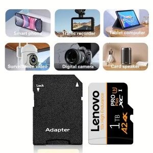 상품 이미지: 레노버 micro SD 카드 128GB 256GB 512GB 1T 클래스10 고속
