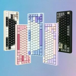 상품 이미지: 2024 Wob Rainy75 기계식 키보드 게이밍 무선 알루미늄 RGB 맞춤형