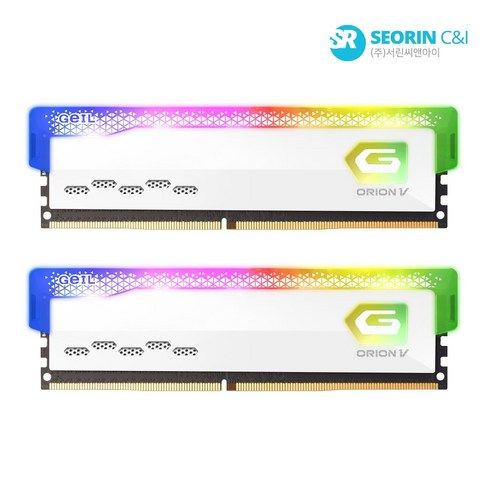 상품 이미지: 게일 DDR5-6000 CL36 ORION V RGB WHITE 패키지 (32GB(16Gx2))