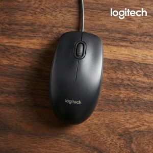 상품 이미지: 국내정품 로지텍코리아 M90 USB 유선 마우스 블랙 좌우대칭형 디자인으로 왼손잡이도 사용가능/KH