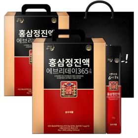 상품 이미지: 홍삼정 에브리데이 홍삼스틱 2박스(200포+선물용 쇼핑백) 6년근 홍삼