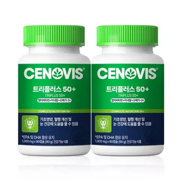 상품 이미지: 세노비스 트리플러스50+, 90캡슐, 2개