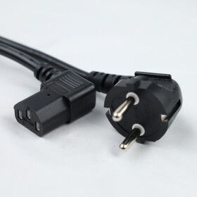 상품 이미지: 국내생산 ㄱ자 케이블 1M/1.5M/1.8M/3M/5M  파워 케이블 (10A)
