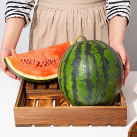 상품 이미지: 당일수확 제철 고당도 하우스 수박 가정용 5kg 당도선별 / 수박 제철시작