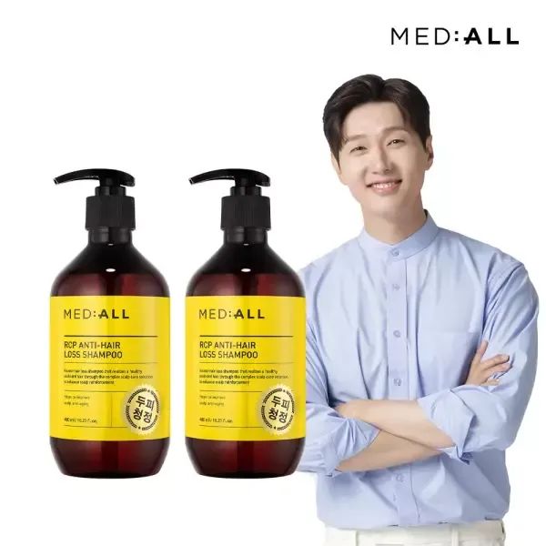 상품 이미지: 메디올 탈모완화 비듬각질케어 약산성 우디허발 샴푸 480ml 2개