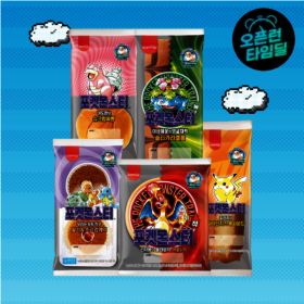 상품 이미지: (신상공개) 삼립 since1996 포켓몬 띠부씰빵 6종 12봉 (이브이/팬텀/이상해꽃/리자몽/야도란/피카츄)