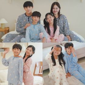 상품 이미지: 29%즉시할인/빅사이즈 가을겨울/피치기모잠옷/양면기모잠옷/수면잠옷/여성/원피스/커플/아동/주니어/가족