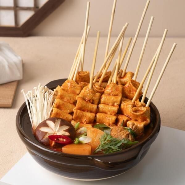 상품 이미지: [얼큰양념]꼬치어묵 8개입*4팩+짬뽕소스 50g*4봉