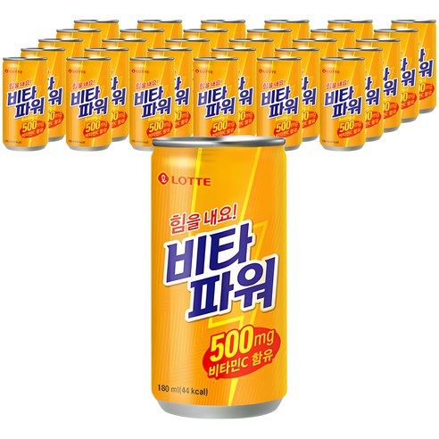 상품 이미지: 롯데칠성음료 비타 파워, 180ml, 60개