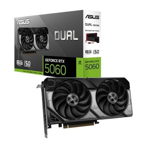 상품 이미지: ASUS DUAL 지포스 RTX 5060 D7 8GB 인텍앤컴퍼니