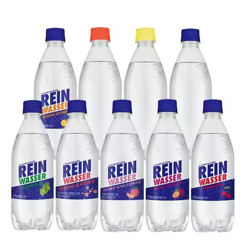 상품 이미지: 라인바싸 탄산수 500ml PET 9종 2박스 40입