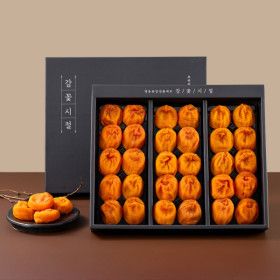 상품 이미지: 감꽃시절 영동곶감 반건시 선물세트 1.5kg 30입+고급보자기 포장