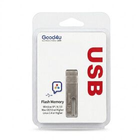 상품 이미지: 굿포유 Classy G20 USB메모리 128GB 메탈 스트라이프 기업.학교 판촉및 홍보용 기념품 대량인쇄 무료