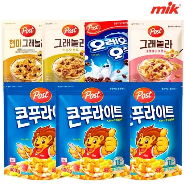 상품 이미지: 포스트 콘푸라이트 600g x 3개 외 골라담기 [코코볼/아몬드/그래놀라/간식/골든그래놀라]