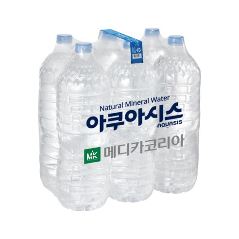 상품 이미지: 아쿠아시스 무라벨 생수 2L 6개