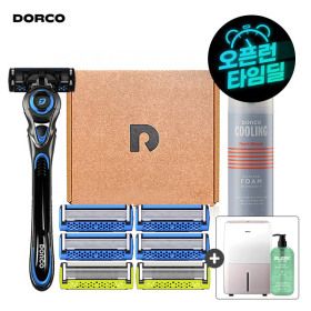 상품 이미지: (최종 14780원) 도루코 7중날 면도기세트 (핸들1+면도날 총7입)+증정(미니폼)/7중날/밀착면도