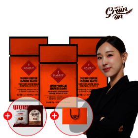 상품 이미지: 그레인온 카무트 브랜드밀 프리미엄 효소90 3개월분(3gx90포) +파로고단백질바 + 파로500g + 쇼핑백