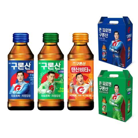 상품 이미지: 영진 구론산 3종 150ml 40병 오리지널 스파클링 탄산비타 / 선물세트 2박스