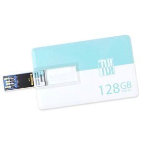 상품 이미지: 카드형 USB 메모리 128기가 고속 3.0 화이트 지갑 휴대용