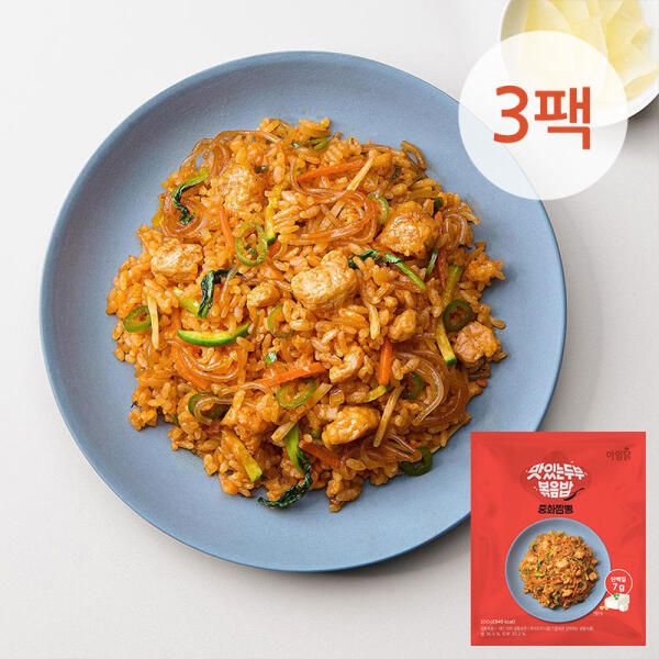 상품 이미지: [아임닭] 맛있는 저당 두부 볶음밥 중화짬뽕 200g 3팩
