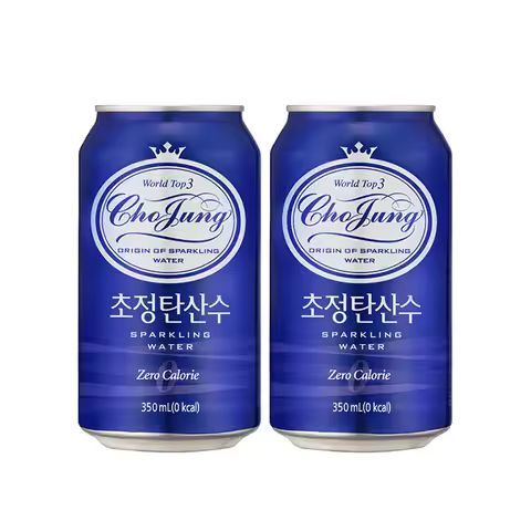 상품 이미지: [일화본사직영] 초정탄산수 350ML*24캔 탄산수 플레인