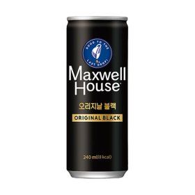상품 이미지: 동서 맥스웰 하우스 블랙 240ml X 60캔 / 캔커피 커피음료