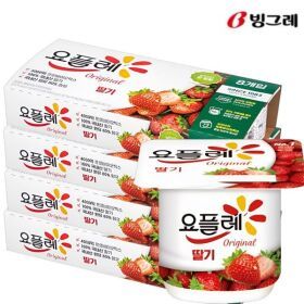 상품 이미지: 빙그레 요플레 오리지널 딸기 요거트 85g (32입)