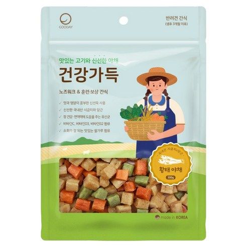 상품 이미지: 굿데이 강아지 건강가득 간식