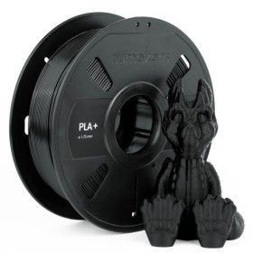 상품 이미지: 3D프린터 필라멘트 PLA+ PRO 1kg 1.75mm Numakers 블랙 (피치 블랙) 뱀부랩 AMS 호환