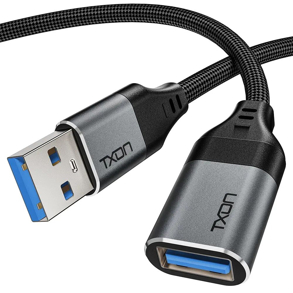 상품 이미지: 티엑스온 USB 3.0 연장 케이블 A타입 연장선 0.5m / 1m / 2m / 3m / 5m