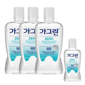 상품 이미지: 가그린 제로 820ml 3개 + 250ml 1개