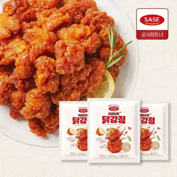 상품 이미지: 사세 매콤달콤 닭강정 440x3봉 외 가라아게 윙봉 옛날통닭 닭다리 모음