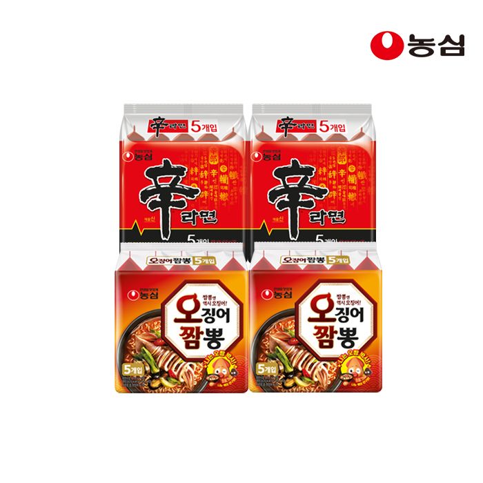 상품 이미지: 농심 신라면 10개+오징어짬뽕 10개