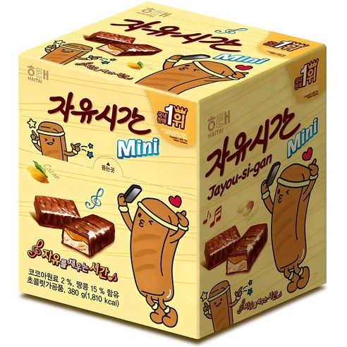 상품 이미지: 자유시간 미니 초콜릿, 380g, 1개