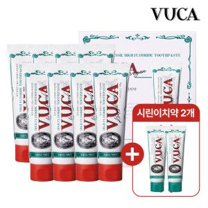 상품 이미지: (+시린이치약2개)VU.CA 뷰.카 고불소 대용량 치약 미백 주니어 칫솔 모음
